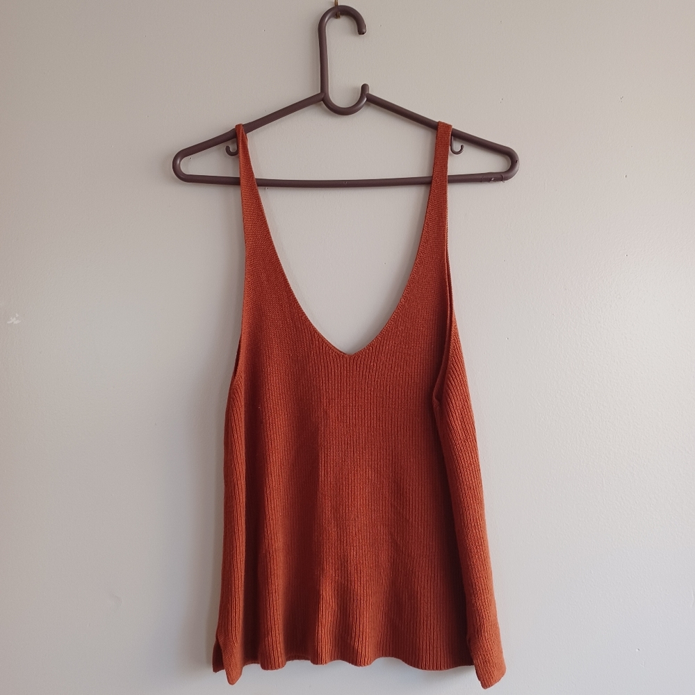 Knit tank top